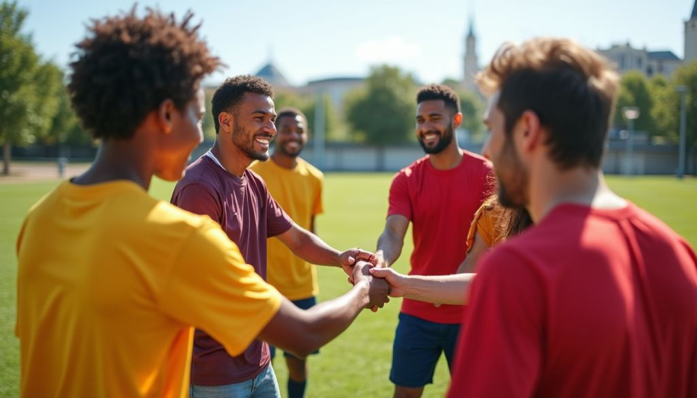 Comment un club de football local entretient-il ses liens avec la communauté?